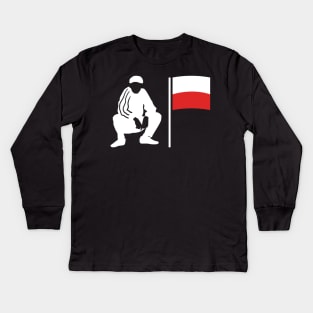 Polish slav squat Kids Long Sleeve T-Shirt